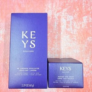 KEYS Soulcare Skincare Bundle Exfoliator & Eye Cream
